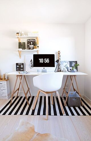 White Hay Chair
